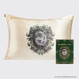 Kitsch x Harry Potter Satin Pillowcase - Slytherin (Standard/Queen)
